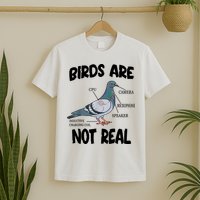 Birds Are Not Real Diagram T-Shirt
