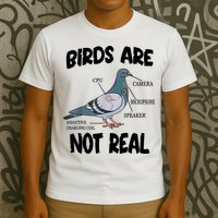 Birds Are Not Real Diagram T-Shirt