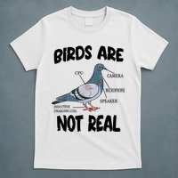 Birds Are Not Real Diagram T-Shirt