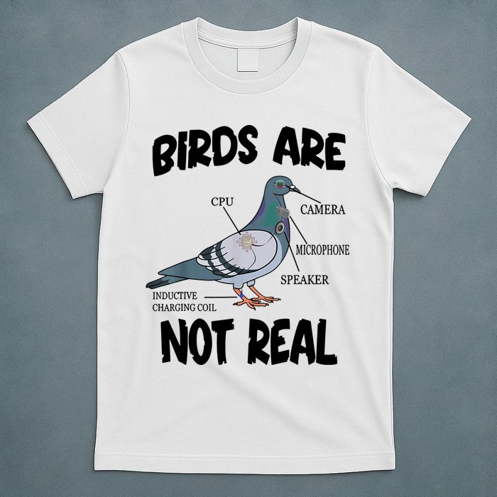 Birds Are Not Real Diagram T-Shirt