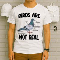 Birds Are Not Real Diagram T-Shirt