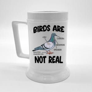 Birds Are Not Real Diagram Beer Stein