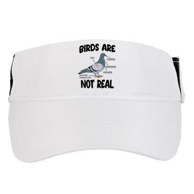 Birds Are Not Real Diagram Adult Drive Performance Visor