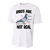 Birds Are Not Real Diagram Performance Sprint T-Shirt