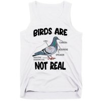 Birds Are Not Real Diagram Tank Top