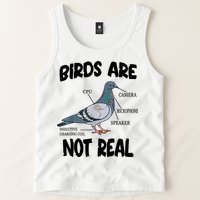 Birds Are Not Real Diagram Tank Top