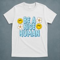 Be A Nice Human Cute Smile Retro T-Shirt