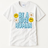 Be A Nice Human Cute Smile Retro Tall T-Shirt