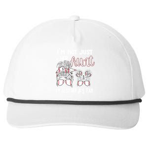 Baseball Aunt Niece Baseball Fan Baseball Auntie Cool Gift Snapback Five-Panel Rope Hat