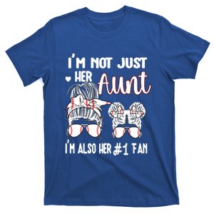 Baseball Aunt Niece Baseball Fan Baseball Auntie Cool Gift T-Shirt