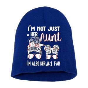 Baseball Aunt Niece Baseball Fan Baseball Auntie Cool Gift Short Acrylic Beanie