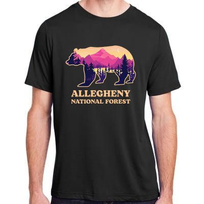 Bear Allegheny National Forest Pennsylvania Hiking Souvenirs Adult ChromaSoft Performance T-Shirt