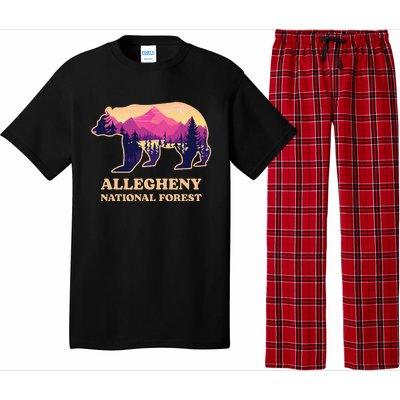 Bear Allegheny National Forest Pennsylvania Hiking Souvenirs Pajama Set