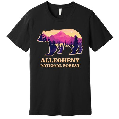 Bear Allegheny National Forest Pennsylvania Hiking Souvenirs Premium T-Shirt