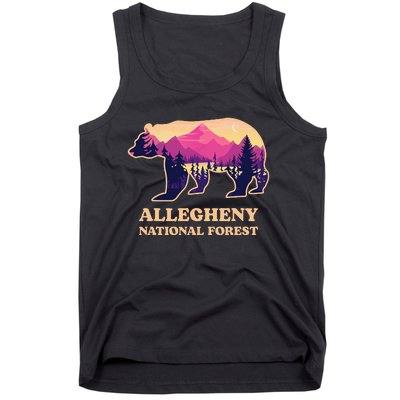 Bear Allegheny National Forest Pennsylvania Hiking Souvenirs Tank Top