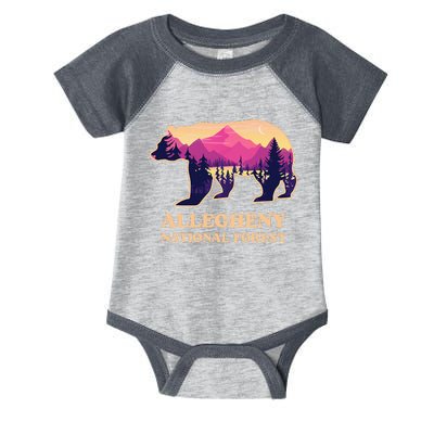 Bear Allegheny National Forest Pennsylvania Hiking Souvenirs Infant Baby Jersey Bodysuit