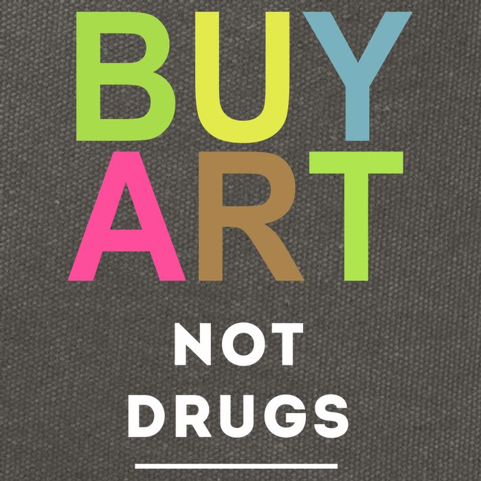 Buy Art Not Drugs Cotton Canvas Backpack