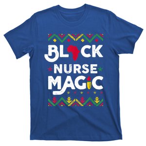 Black Afro Nurse Magic Black History Month Nurse Scrubs Top Gift T-Shirt