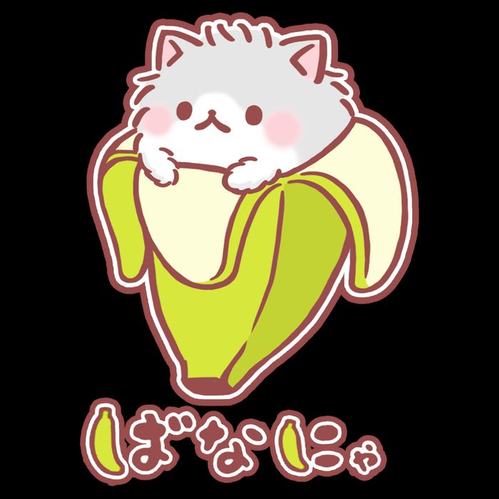 Bananya Munchkin Cat Tie-Dye T-Shirt