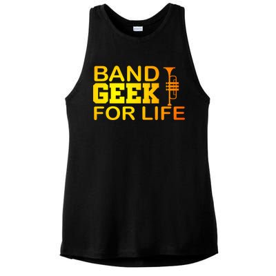 Band Geek For Life Ladies PosiCharge Tri-Blend Wicking Tank