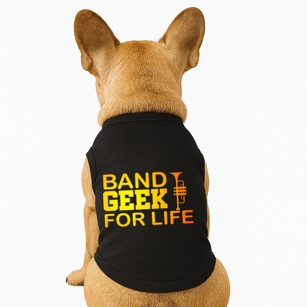 Band Geek For Life Doggie Tank