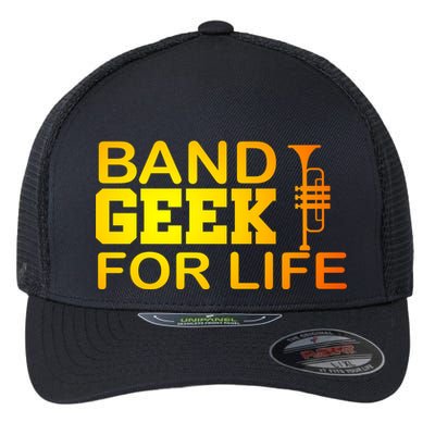 Band Geek For Life Flexfit Unipanel Trucker Cap