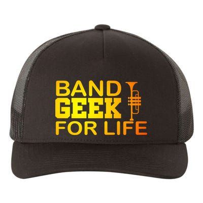 Band Geek For Life Yupoong Adult 5-Panel Trucker Hat