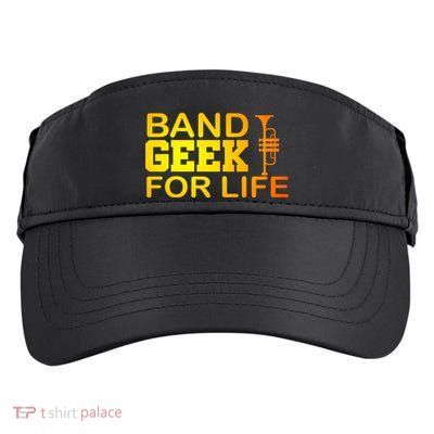 Band Geek For Life Adult Drive Performance Visor