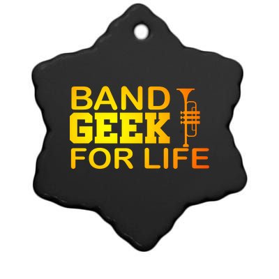 Band Geek For Life Ceramic Star Ornament