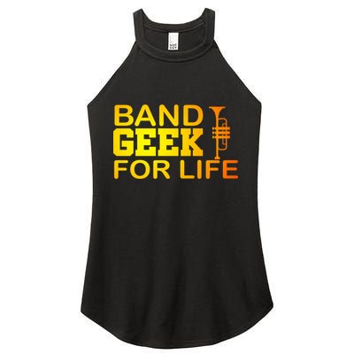 Band Geek For Life Women's Perfect Tri Rocker Tank