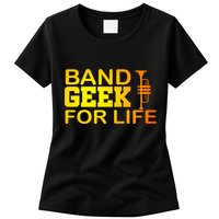 Band Geek For Life Womens T-Shirt