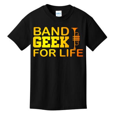 Band Geek For Life Kids T-Shirt