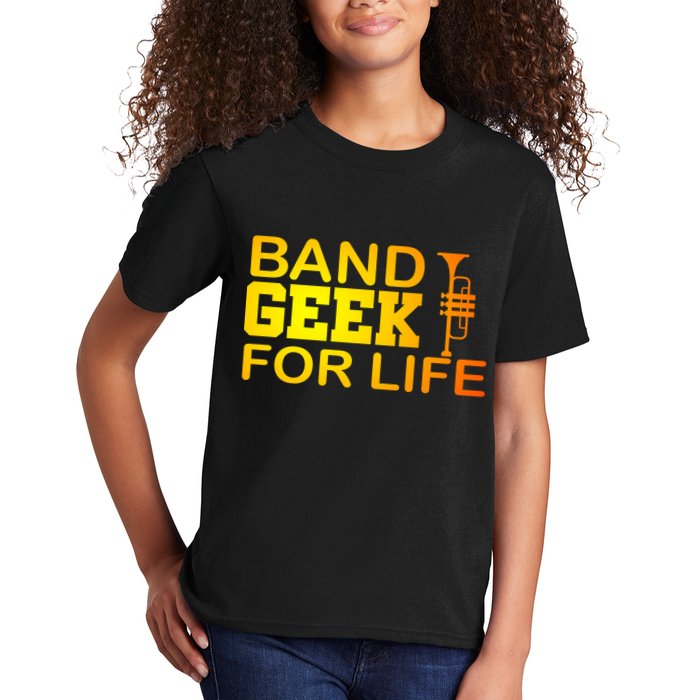 Band Geek For Life Kids T-Shirt