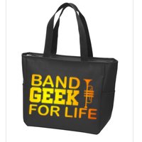 Band Geek For Life Zip Tote Bag