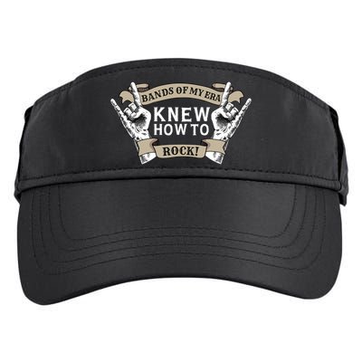 Bands Of My Era Knew How To Rock Adult Drive Performance Visor