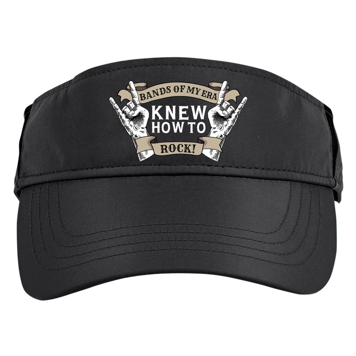 Bands Of My Era Knew How To Rock Adult Drive Performance Visor