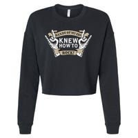 Bands Of My Era Knew How To Rock Cropped Pullover Crew
