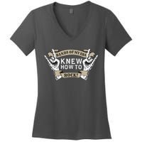 Bands Of My Era Knew How To Rock Women's V-Neck T-Shirt