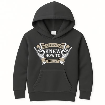 Bands Of My Era Knew How To Rock Kids Hoodie