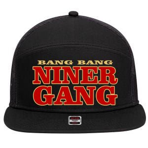 Bang Bang Niner Gang 7 Panel Mesh Trucker Snapback Hat