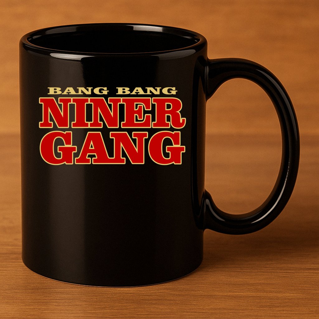 Bang Bang Niner Gang 11oz C Handle Ceramic Mug