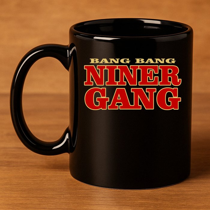 Bang Bang Niner Gang 11oz C Handle Ceramic Mug