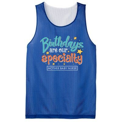 Birthdays Are Our Specialty Mother Nurse L And D Nursing Gift Mesh Reversible Basketball Jersey Tank