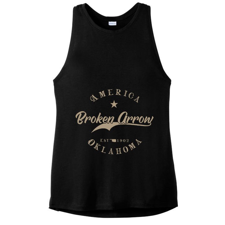 Broken Arrow Ok Oklahoma Ladies PosiCharge Tri-Blend Wicking Tank