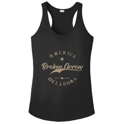 Broken Arrow Ok Oklahoma Ladies PosiCharge Competitor Racerback Tank