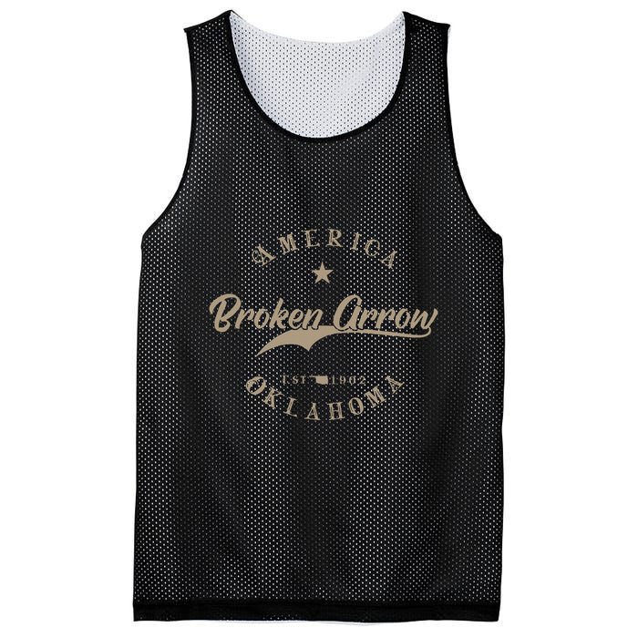 Broken Arrow Ok Oklahoma Mesh Reversible Basketball Jersey Tank