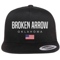 Broken Arrow Oklahoma Flat Bill Trucker Hat