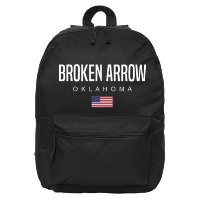 Broken Arrow Oklahoma 16 in Basic Backpack