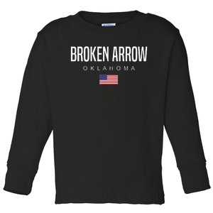 Broken Arrow Oklahoma Toddler Long Sleeve Shirt