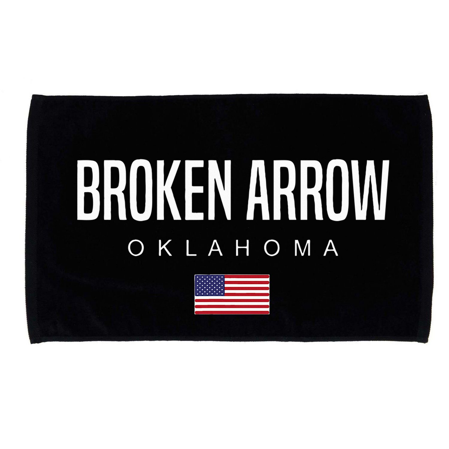 Broken Arrow Oklahoma Microfiber Hand Towel